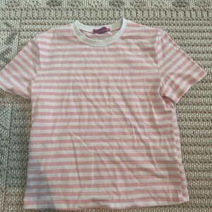 Pink Striped Edikted top #edikted